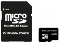   Silicon Power microSD 16Gb Class10 SP016GBSTH010V10-SP<br>