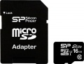   Silicon Power microSDHC 16Gb Class10 SP016GBSTHBU1V10-SP + adapter <br>