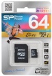   Silicon Power microSDXC 64Gb Class10 Elite + adapter<br>